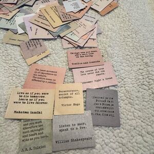 Inspirational Quote stickers - Multicolor